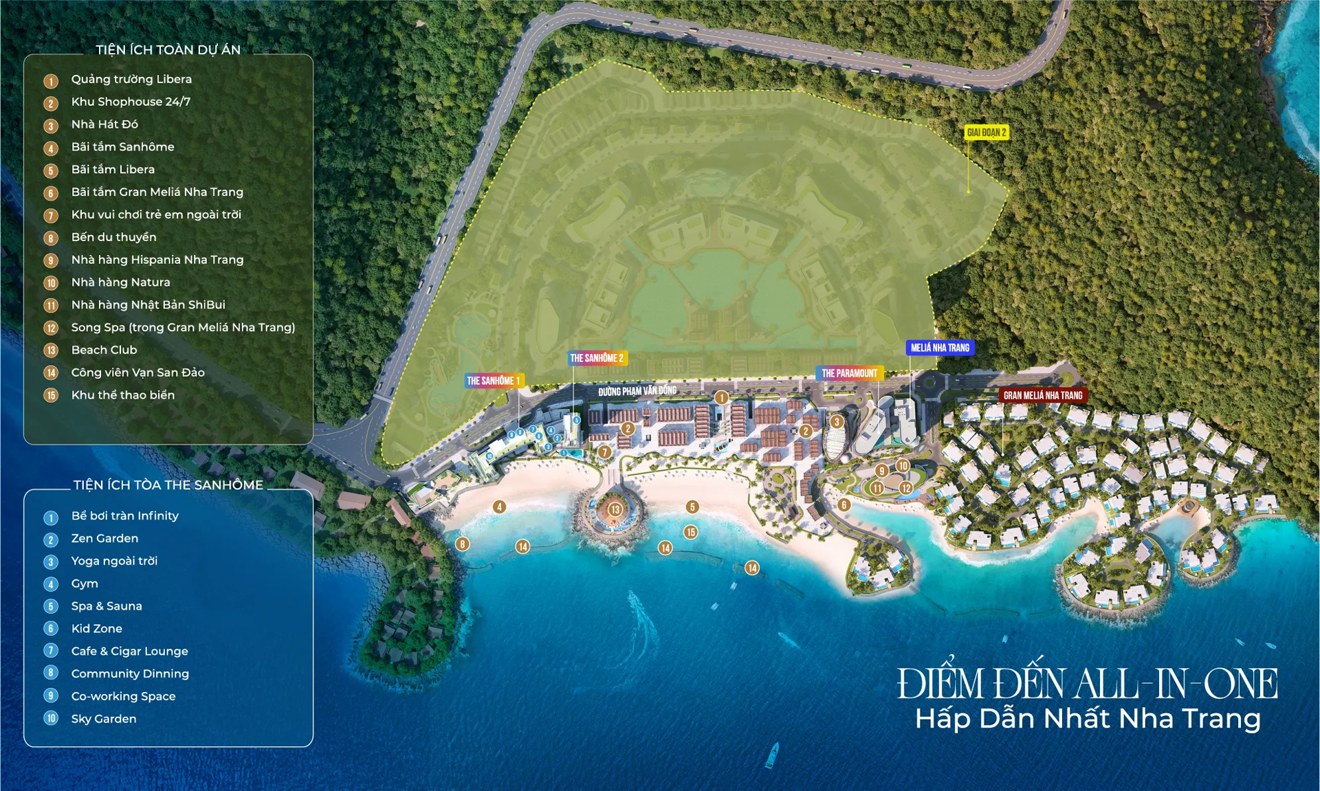 mặt bằng tiện ích mặt bằng tổng thể Libera Nha Trang